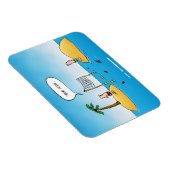 シャークおもしろいバレーボール磁石 マグネット (右側)