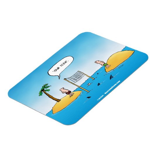 シャークおもしろいバレーボール磁石 マグネット (左側)