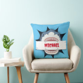 シャークおもしろいパーソナライズされた クッション (椅子)