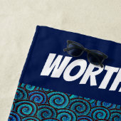 シャークおもしろいビーチタオル ビーチタオル (インサイチュ)