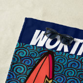 シャークおもしろいビーチタオル ビーチタオル (インサイチュ)