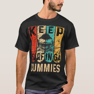 シャークおもしろい保サーフィンダミー Tシャツ