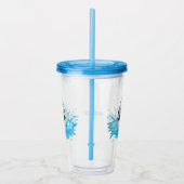 シャークおもしろい名前をカスタムするタンブラー アクリルタンブラー (右)