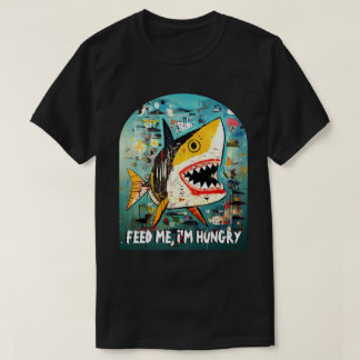 シャークおもしろい引用文カスタム90s通りアートグラフィティ tシャツ