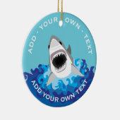 シャークおもしろい攻撃 セラミックオーナメント (右)