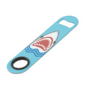 シャークおもしろい漫画 スピード栓抜き (裏面アングル)