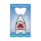 シャークおもしろい クレジットカード栓抜き (正面)