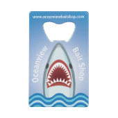 シャークおもしろい クレジットカード栓抜き (裏面)