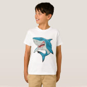 シャークおもしろい Tシャツ (正面フル)
