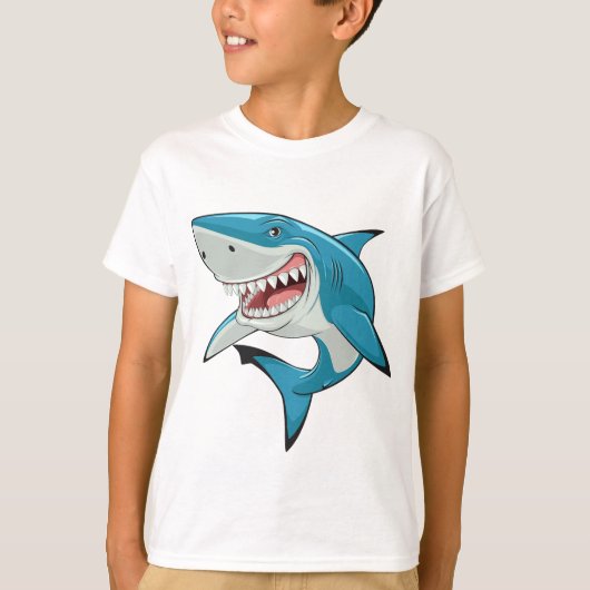 シャークおもしろい Tシャツ (正面)