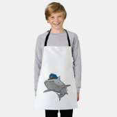 シャークが警察署として エプロン (着用した状態)
