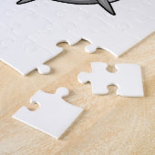 シャークが警察署として ジグソーパズル (側面)