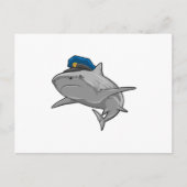 シャークが警察署として ポストカード (正面)