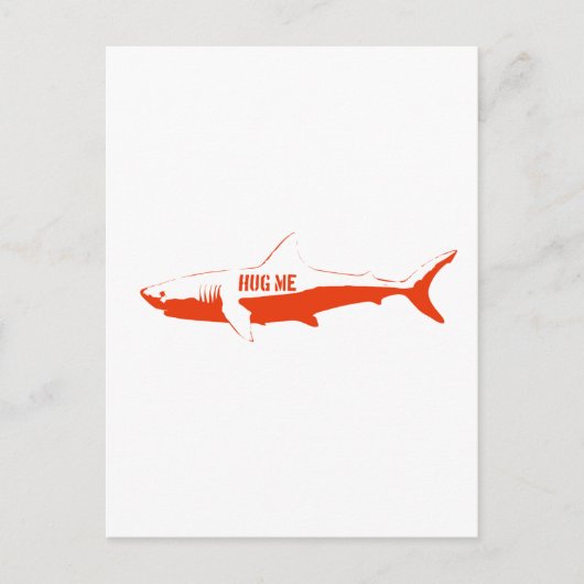 シャークだから抱きしめて！ ポストカード (正面)