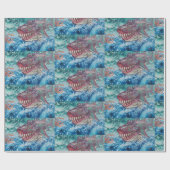 シャークと！ ラッピングペーパー (フラット)