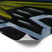 シャークは落書きを攻撃 ポスター (角)