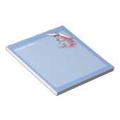 シャークは鉛筆の漫画をカスタマイズおもしろい可能に保つ ノートパッド (アングル)