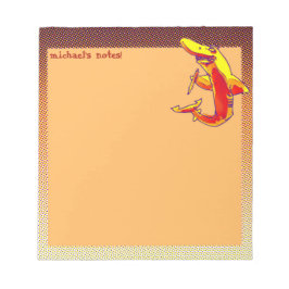 シャークは鉛筆の漫画をカスタマイズおもしろい可能に保つ ノートパッド