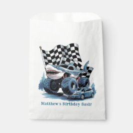 シャークアタックモンスタートラック誕生日バッシュ フェイバーバッグ