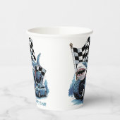 シャークアタックモンスタートラック誕生日バッシュ 紙コップ (左)