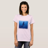 シャークアタックレディース長袖Tシャツ Tシャツ (正面フル)