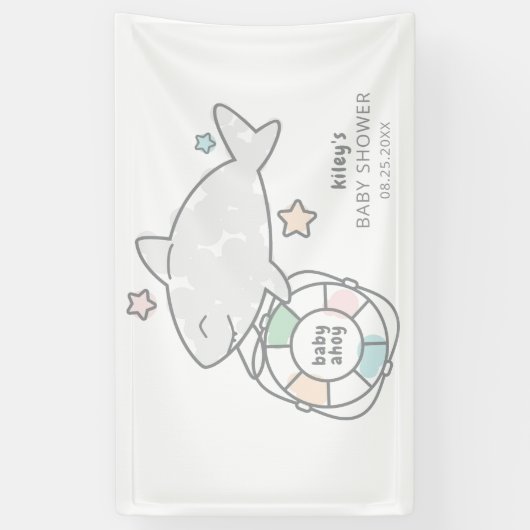 シャークアホイ 横断幕 (縦)