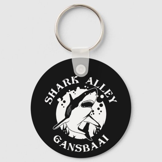 シャークアリー – Gansbaai | Shark Scuba Diving キーホルダー (正面)