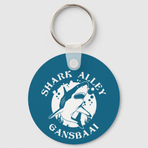 シャークアリー – Gansbaai Shark Scuba Diving キーホルダー