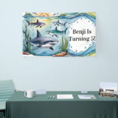 シャークアンダーザシーボーイ誕生日 横断幕 (トレードショー)