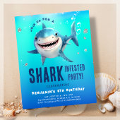 シャークアンダーザシー誕生日予算招待状