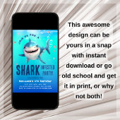 シャークアンダーザシー誕生日 招待状