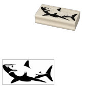 シャークアートスタンプ ラバースタンプ (押印)