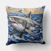 シャークアート クッション (裏面)