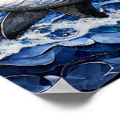 シャークアート ポスター (角)