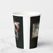 シャークアート 紙コップ (右)