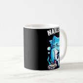 シャークインスパイアシャーク関連のシャークデザイン3 コーヒーマグカップ (正面右)