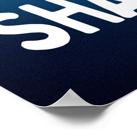 シャークウィークやる気を起こさせる引用文 ポスター (角)