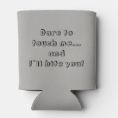 シャークウォーターカラーピンクパープルイラストレーション 缶クーラー (裏面)