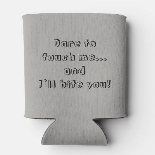 シャークウォーターカラーピンクパープルイラストレーション 缶クーラー (裏面)