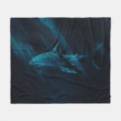 シャークオリジナル 50 x 60 フリースブランケット (正面(横))