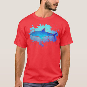 シャークオーバーレトロヴィンテージスキューバダイビングシュノーケリング Tシャツ