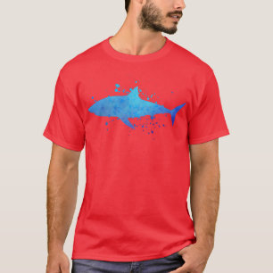 シャークオーバーレトロヴィンテージスキューバダイビングシュノーケリング Tシャツ