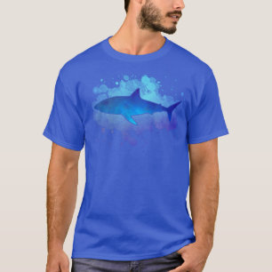 シャークオーバーレトロヴィンテージスキューバダイビングシュノーケルバック Tシャツ