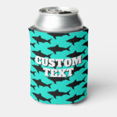 シャークカスタムシルエットで夏は涼しい 缶クーラー (缶裏面)