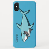 シャークカッコいい名前をカスタムするの電話ケース Case-Mate iPhoneケース (裏面)