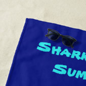 シャークカラフルスプラッシュ ビーチタオル (インサイチュ)