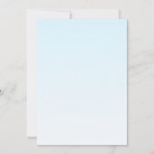 シャークキッズボーイバースデーパーティーの招待 招待状 (裏面)