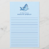 シャークキッドのかわいいかわいい文房具 便箋 (正面)