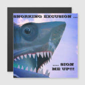 シャーククルーズドアマグネット マグネット招待状 (正面/裏面)