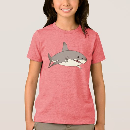 シャーククールマンガイラストレーション トライブレンドTシャツ (正面)